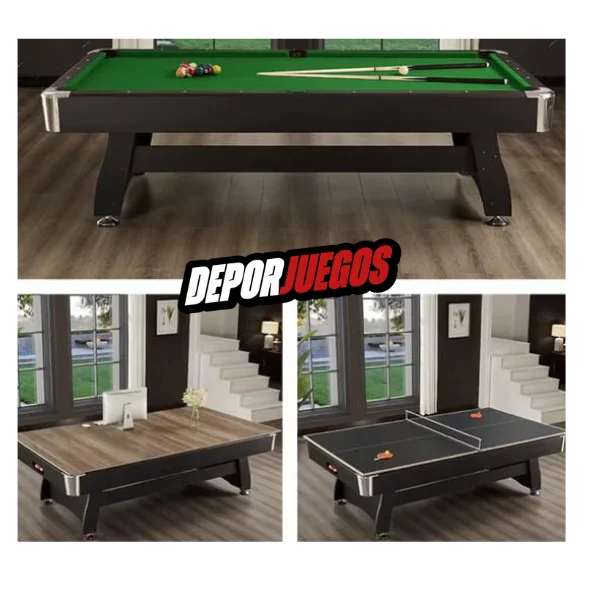 Mesa Multijuegos 3 en 1 - Vista 1