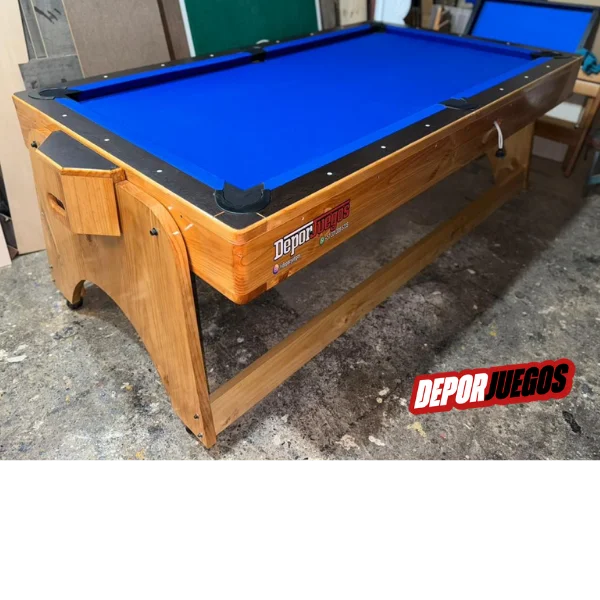 Mesa multifuncional 4 en 1 giratoria en pino - Vista 6