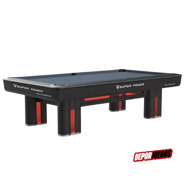 Mesa de pool americana RED PHANTOM-9FT - Vista 5