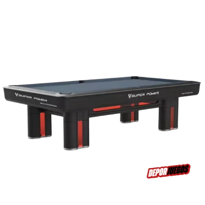 Mesa de pool americana RED PHANTOM-9FT